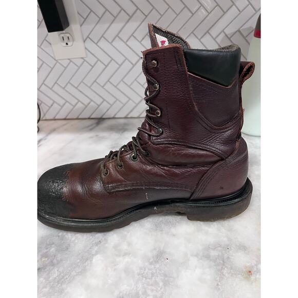 Red Wing 2414 Men’s 12B Gore-Tex Steel Toe EH Work Boots USA Made Brown Leather - Picture 5 of 16